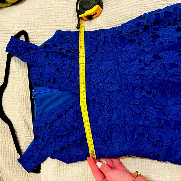 Beautiful sensual laced Grace & Hart Midnight Blue Dress - Picture 7 of 7